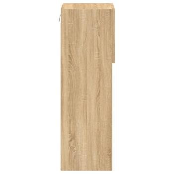 TV-Schrank mit LED-Leuchten Sonoma-Eiche 30,5x30x90 cm