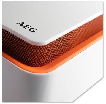 AEG HS 207 O Heizlüfter, 1800W, Silent-Air-Flow, orange (234829)