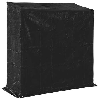 Brennholzregal mit Regenschutz 200x80x200 cm Verzinkter Stahl