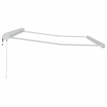 Markise Weiß 3,5 x 2,5 m Metall