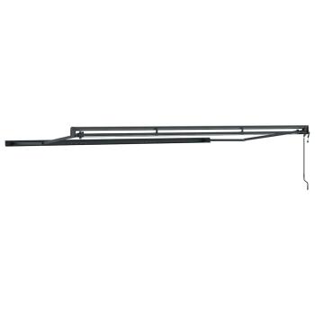 Markise Anthrazit 4 × 3 m Metall