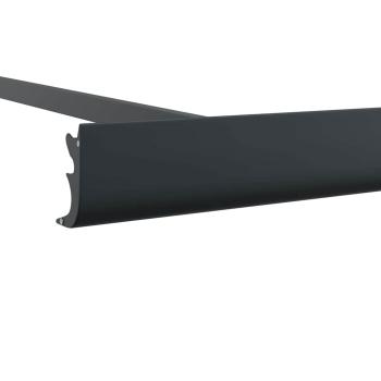 Markise Anthrazit 3,5 x 2,5 m Metall