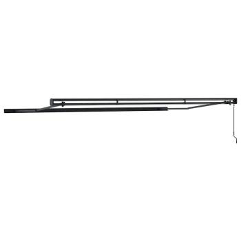 Markise Anthrazit 4,5 × 3 m Metall