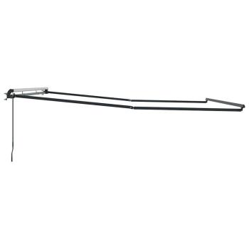 Markise Manuell Anthrazit 4,5 × 3,5 m Metall