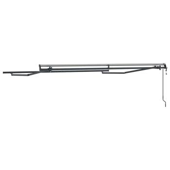 Markise Manuell Anthrazit 3,5 x 2,5 m Metall