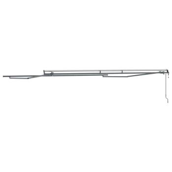 Markise Manuell Anthrazit 4,5 × 3,5 m Metall