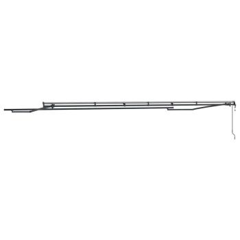 Markise Anthrazit 6 × 3,5 m Metall