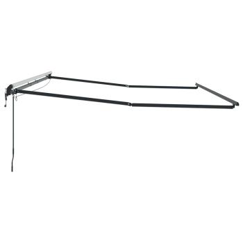 Markise mit Anthrazit 4 × 3 m Metall