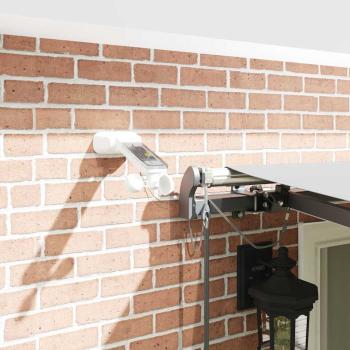 Markise mit Anthrazit 6 x 3 m Metall