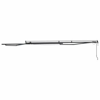 Markise mit Anthrazit 4 × 3,5 m Metall