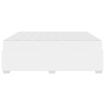 Bettgestell Weiß 180 x 200 cm Kunstleder