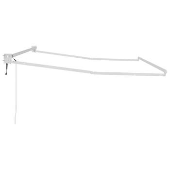 Markise Weiß 3 x 2,5 m Metall