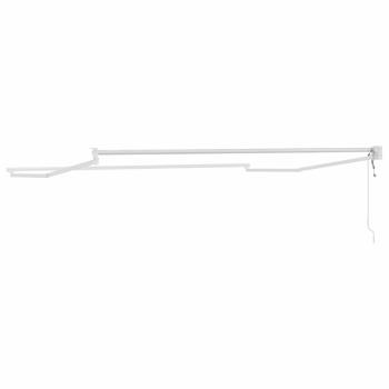 Markise Weiß 3 x 2,5 m Metall