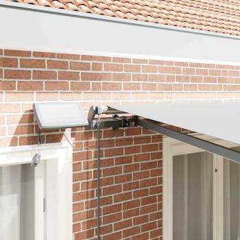 Markise mit Manuell Anthrazit 3,5 x 2,5 m Metall