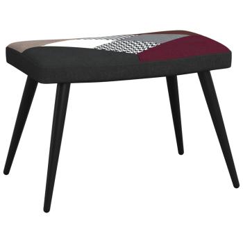 Relaxsessel mit Hocker Patchwork Stoff