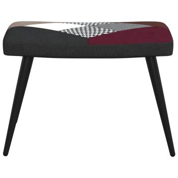 Relaxsessel mit Hocker Patchwork Stoff