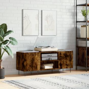 ARDEBO.de - Plattenschrank Räuchereiche 121x38x48 cm Holzwerkstoff