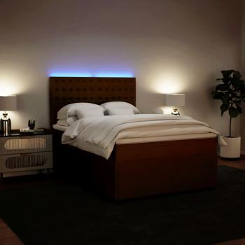 Boxspringbett mit Matratze Rosa 160x200 cm Samt