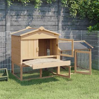 Hühnerunterkunft Braun 150 x 60 x 89 cm