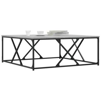 Couchtisch Grau Sonoma 100x100x40 cm Holzwerkstoff