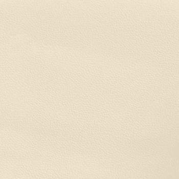 Bettgestell ohne Matratze Creme 120x190 cm Kunstleder