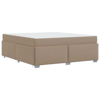 Bettgestell Cappuccino 180 x 200 cm Kunstleder