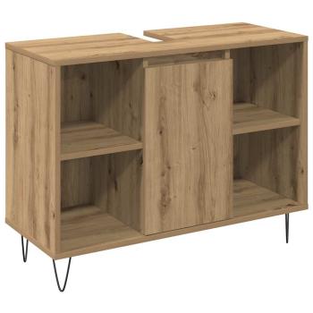 Badezimmermöbel-Set 3 stk. Artisan-Eiche 30 x 30 x 180 cm