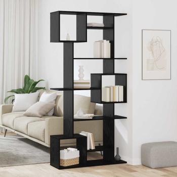 ARDEBO.de - Bücherregal Schwarze Eiche 92 x 29 x 188 cm Holzwerkstoff
