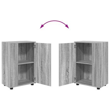 4-teilige TV-Schrank Set 4 pcs Grau Sonoma Holzwerkstoff