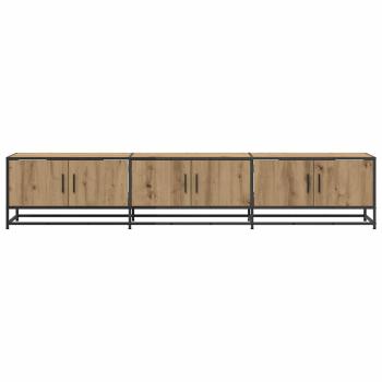 TV-Schränk Eiche handwerklich 210 x 35 x 41 cm Holzwerkstoff