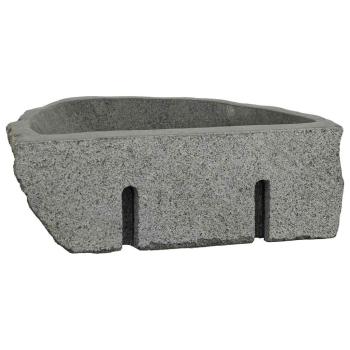 Wandhängendes Waschbecken Grau (30-37) x (25-30) x 12 cm