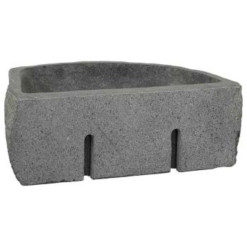 Wandhängendes Waschbecken Grau (38-45) x (30-35) x 15 cm