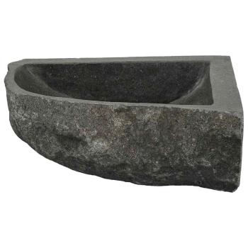 Wandhängende Ecke Waschschüssel Grau (30-37) x (30-37) x 12 cm
