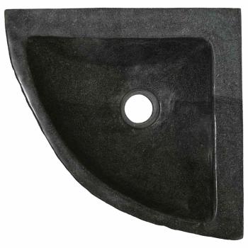 Wandhängende Ecke Waschschüssel Grau (38-45) x (38-45) x 12 cm