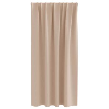Vorhänge mit Vorhängen 2 pcs Taupe Polyester