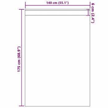 Vorhänge mit Vorhängen 2 pcs Taupe Polyester