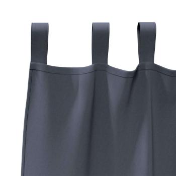 Vorhänge mit Vorhängen 2 pcs Anthrazit Polyester