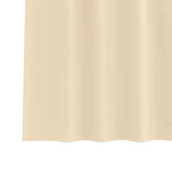 Vorhänge mit Vorhängen 2 pcs Creme Polyester