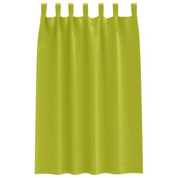 Vorhänge mit Vorhängen 2 pcs Apfelgrün Polyester
