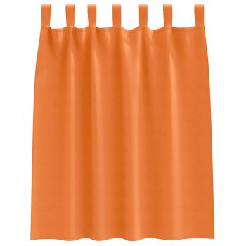 Vorhänge mit Vorhängen 2 pcs Leuchtendes Orange Polyester