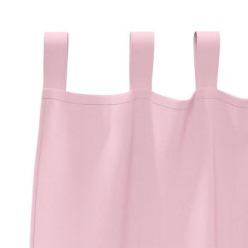 Vorhänge mit Vorhängen 2 pcs Baby Pink Polyester