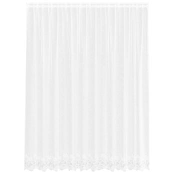 Vorhänge mit Vorhängen Floral Weiß 300 x 240 cm Polyester