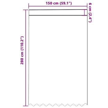 Vorhänge mit Vorhängen Weiß 150 x 280 cm Polyester