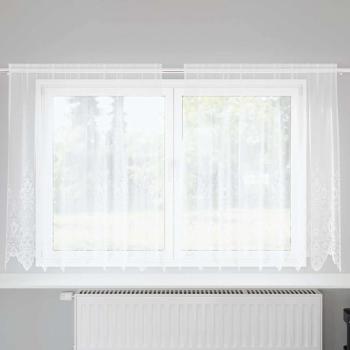 ARDEBO.de - Vorhänge mit Vorhängen Weiß 200 x 140 cm Polyester