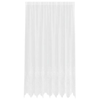 Vorhänge mit Vorhängen Floral Weiß 200 x 240 cm Polyester