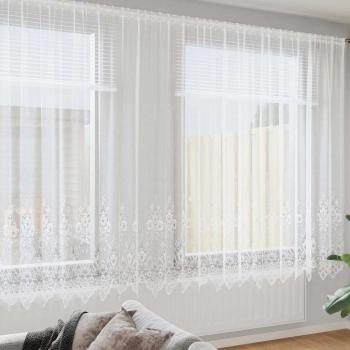 ARDEBO.de - Vorhänge mit Vorhängen Weiß 400 x 240 cm Polyester