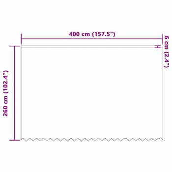 Vorhänge mit Vorhängen Weiß 400 x 260 cm Polyester