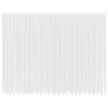 Vorhänge mit Vorhängen Weiß 600 x 260 cm Polyester