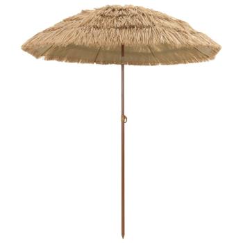 Strandparasol Braun Ø 160 x 196 cm Stahl