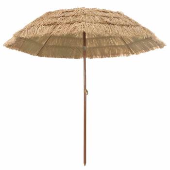 Strandparasol Braun Ø 265 x 267 cm Stahl